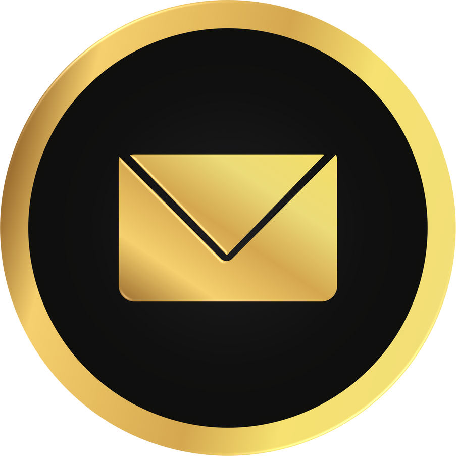 Gold Email Icon